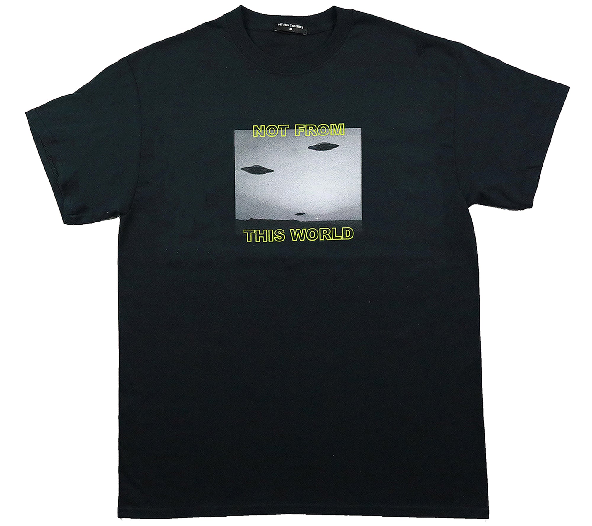 Flying Saucer tee in Black